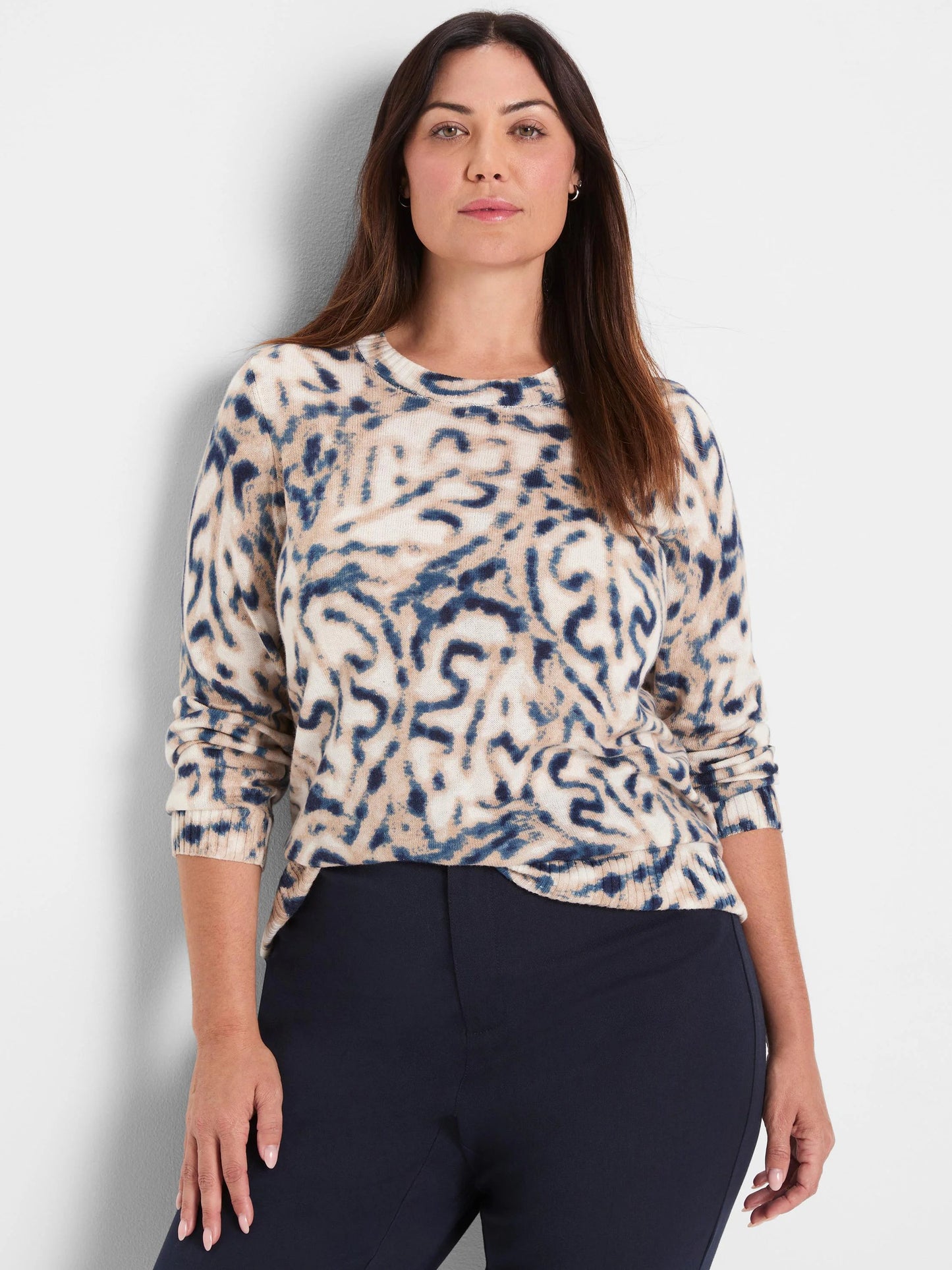 Blurry Leaf Supersoft Sweater