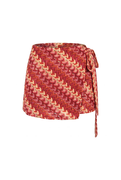 Beach Wrap Skirt In Kalani