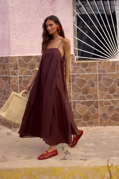 Zozo Dress In Chocolate