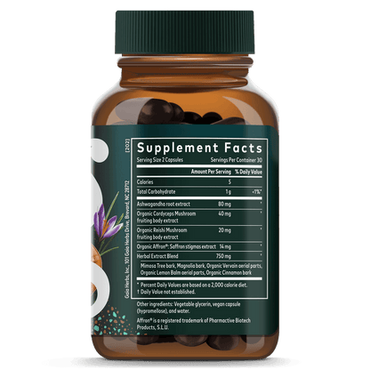 Adrenal Health Nightly Restore Supplement Facts 60 Count
