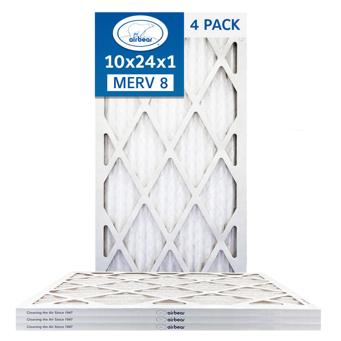 Air Bear 1 Inch Filters MERV 8 4-Pack
