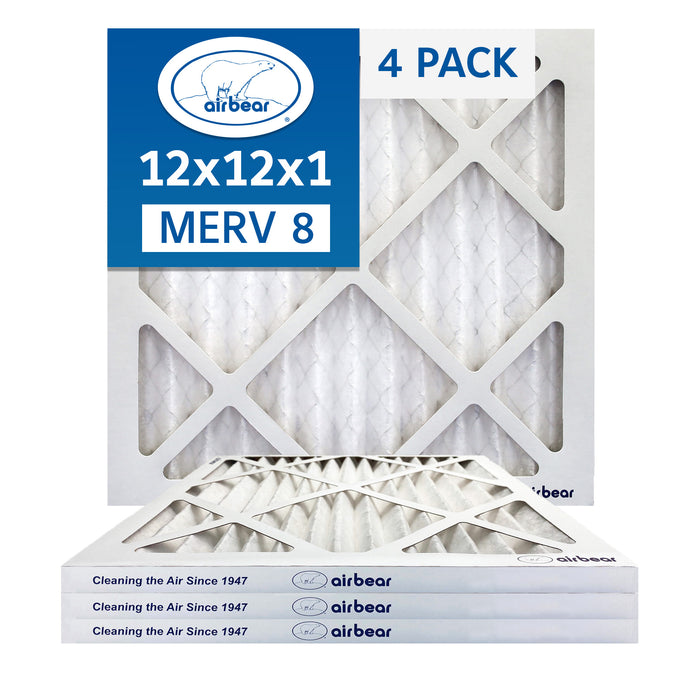 Air Bear 1 Inch Filters MERV 8 4-Pack