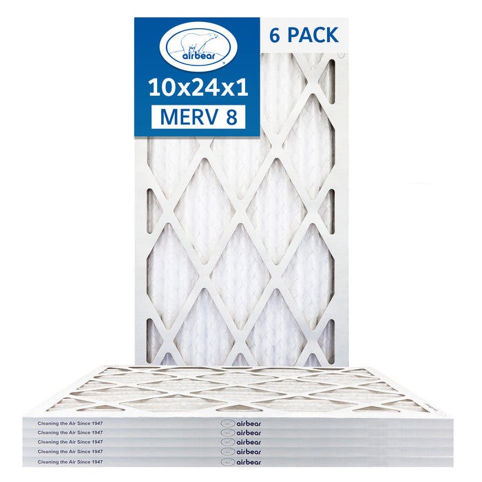 Air Bear 1 Inch Filters MERV 8 6-Pack