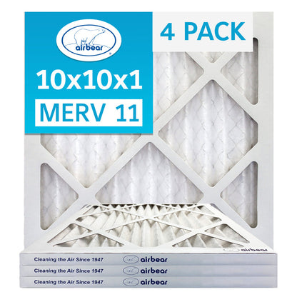 Air Bear 10x10x1 Pleated Air Filter