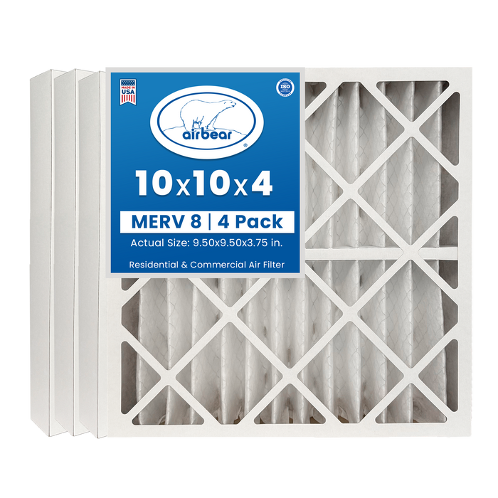 Air Bear 10x10x4 Pleated Air Filter