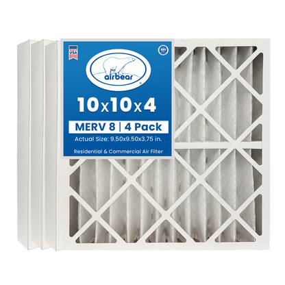 Air Bear 10x10x4 Pleated Air Filter