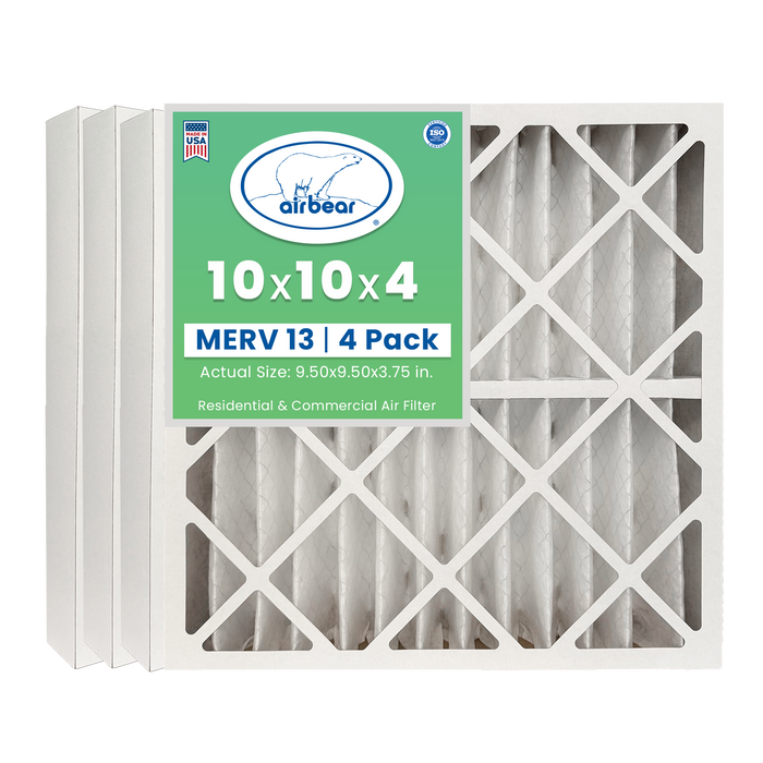 Air Bear 10x10x4 Pleated Air Filter