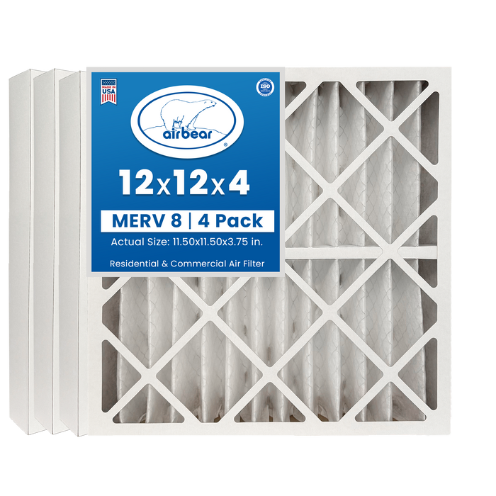 Air Bear 12x12x4 Pleated Air Filter