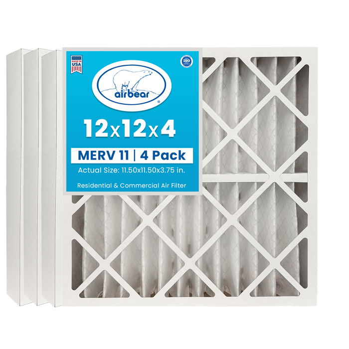 Air Bear 12x12x4 Pleated Air Filter