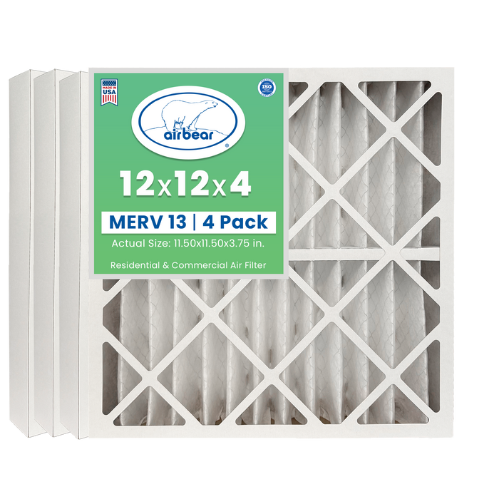 Air Bear 12x12x4 Pleated Air Filter