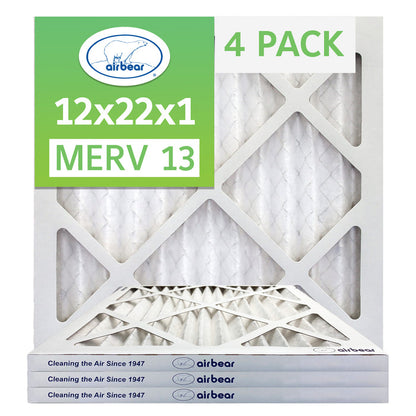 Air Bear 12x22x1 Pleated Air Filter