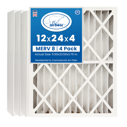 Air Bear 12x24x4 Pleated Air Filter