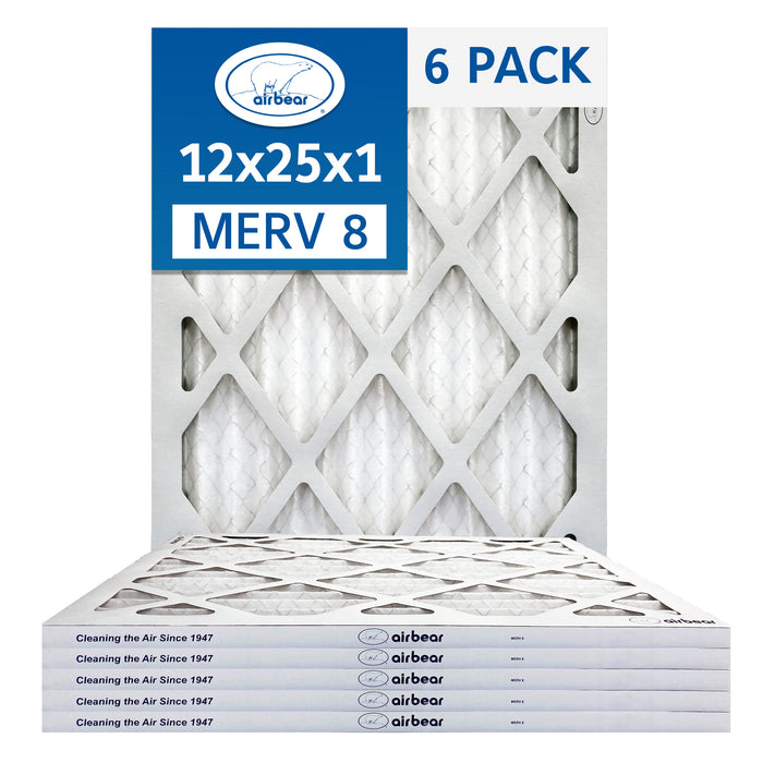 Air Bear 12x25x1 Pleated Air Filter