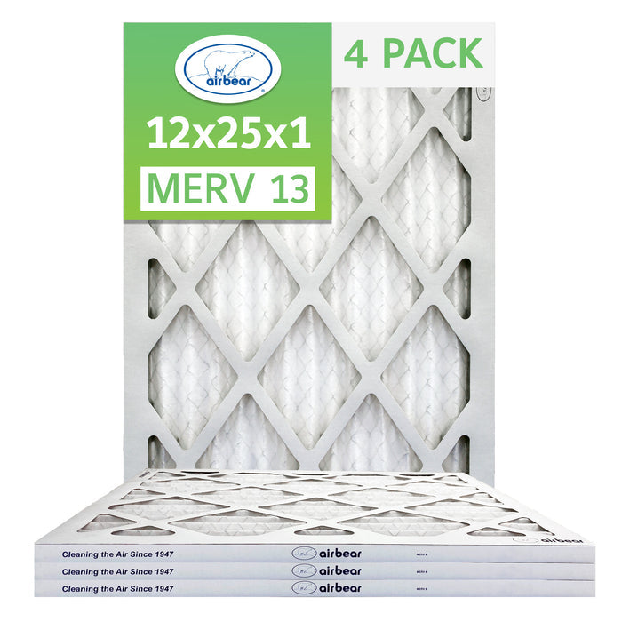 Air Bear 12x25x1 Pleated Air Filter
