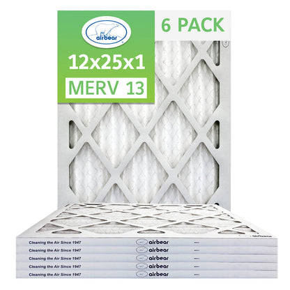 Air Bear 12x25x1 Pleated Air Filter