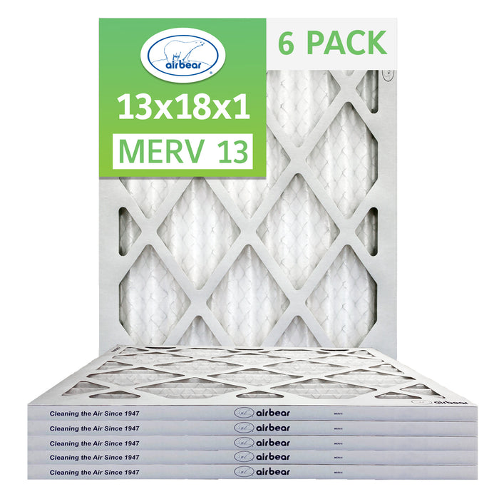 Air Bear 13x18x1 Pleated Air Filter