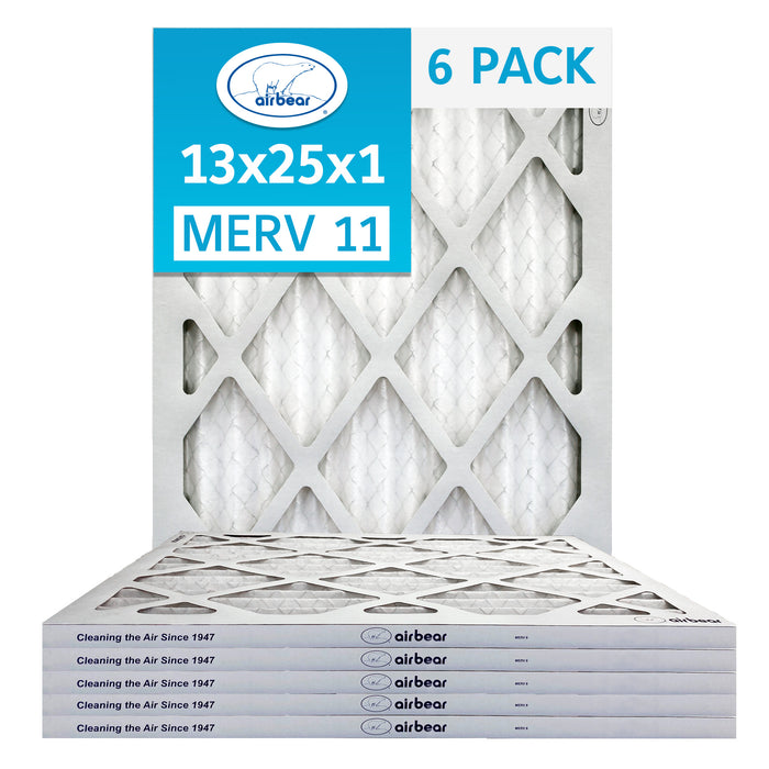 Air Bear 13x25x1 Pleated Air Filter