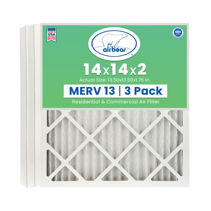 Air Bear 14x14x2 Pleated Air Filter
