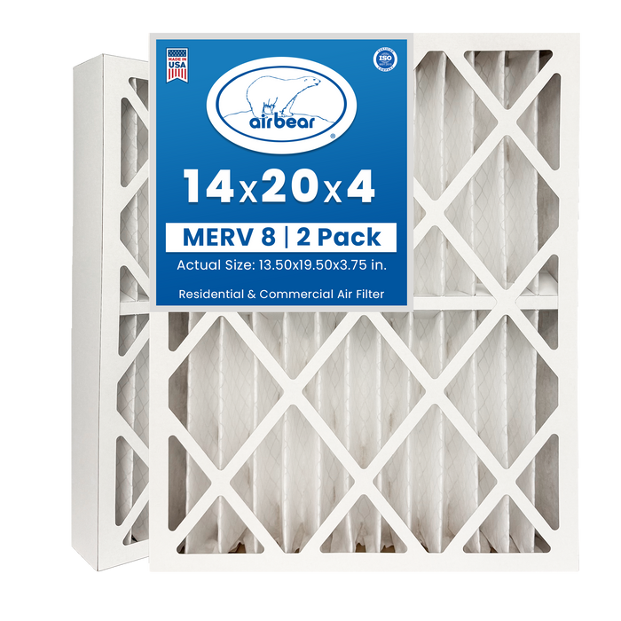 Air Bear 14x20x4 Pleated Air Filter