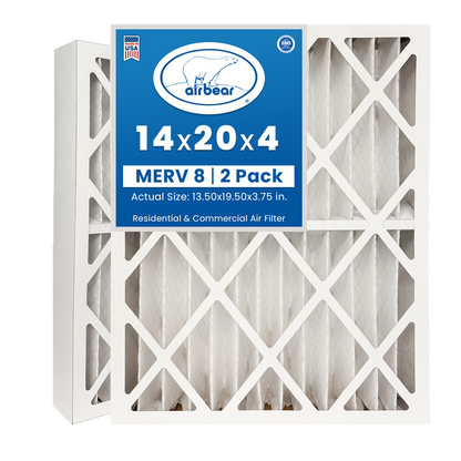 Air Bear 14x20x4 Pleated Air Filter