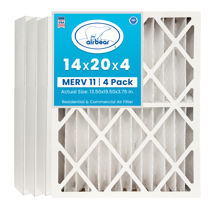 Air Bear 14x20x4 Pleated Air Filter