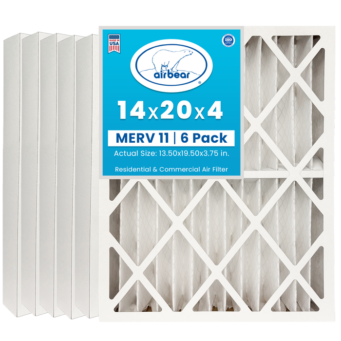 Air Bear 14x20x4 Pleated Air Filter