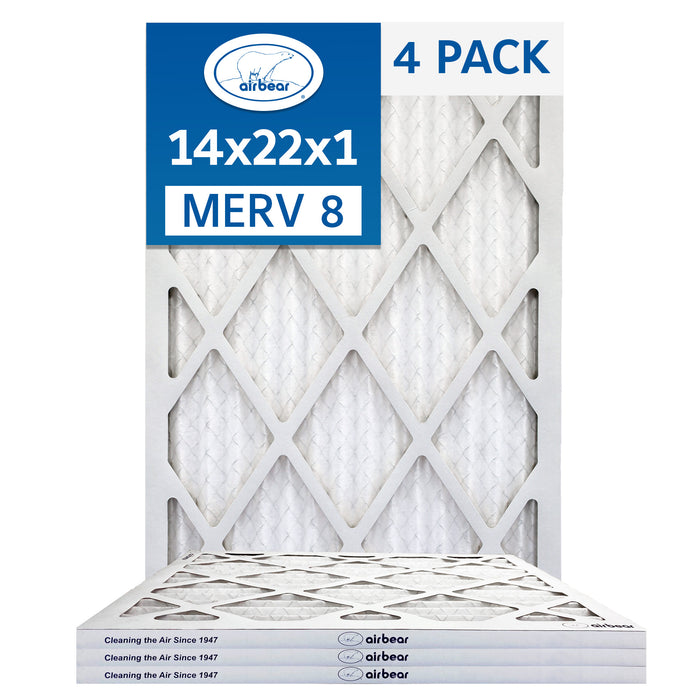 Air Bear 14x22x1 Pleated Air Filter