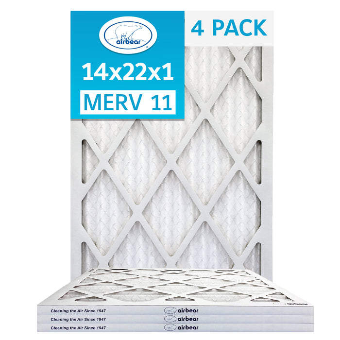 Air Bear 14x22x1 Pleated Air Filter