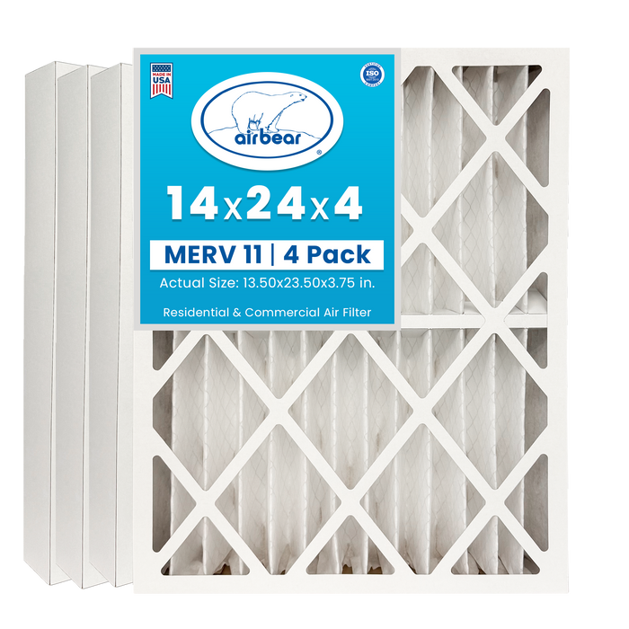 Air Bear 14x24x4 Pleated Air Filter