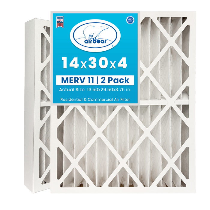 Air Bear 14x30x4 Pleated Air Filter