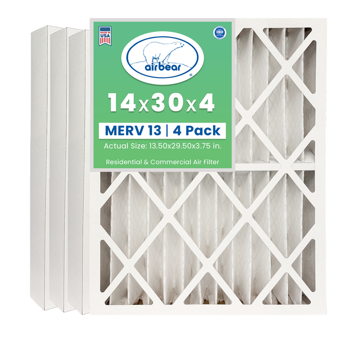 Air Bear 14x30x4 Pleated Air Filter