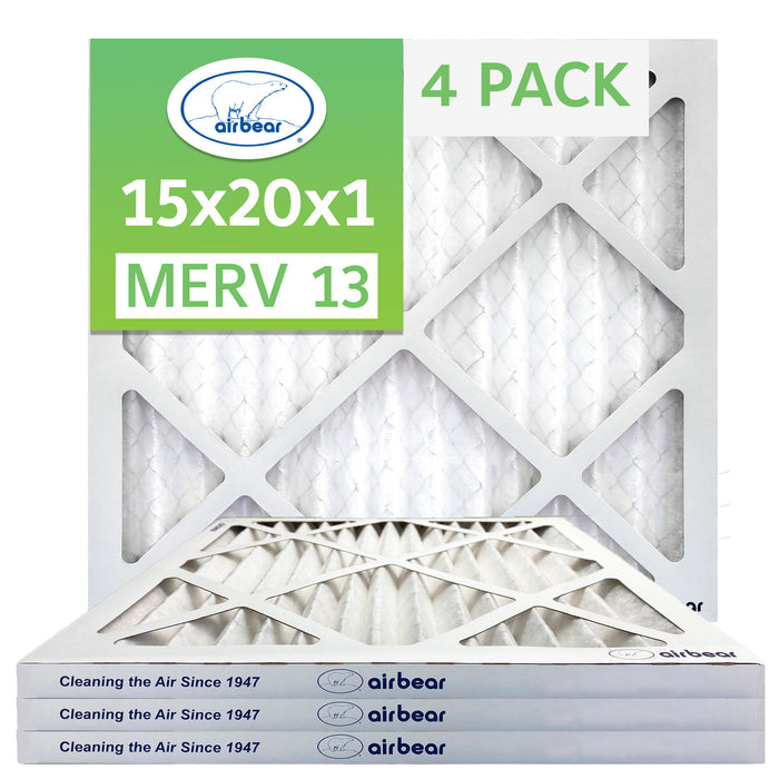 Air Bear 15x20x1 Pleated Air Filter