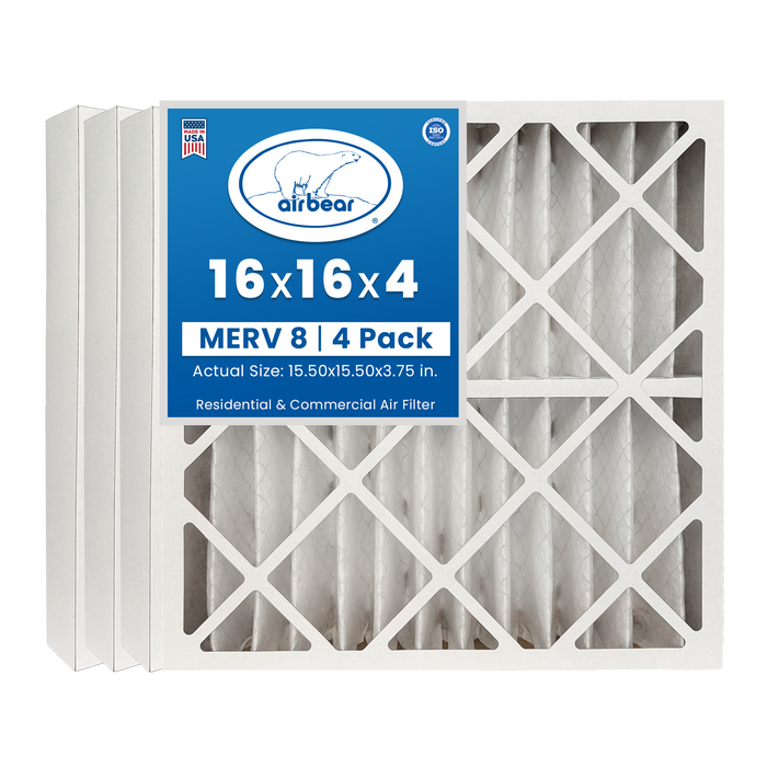 Air Bear 16x16x4 Pleated Air Filter