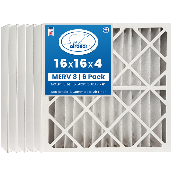 Air Bear 16x16x4 Pleated Air Filter