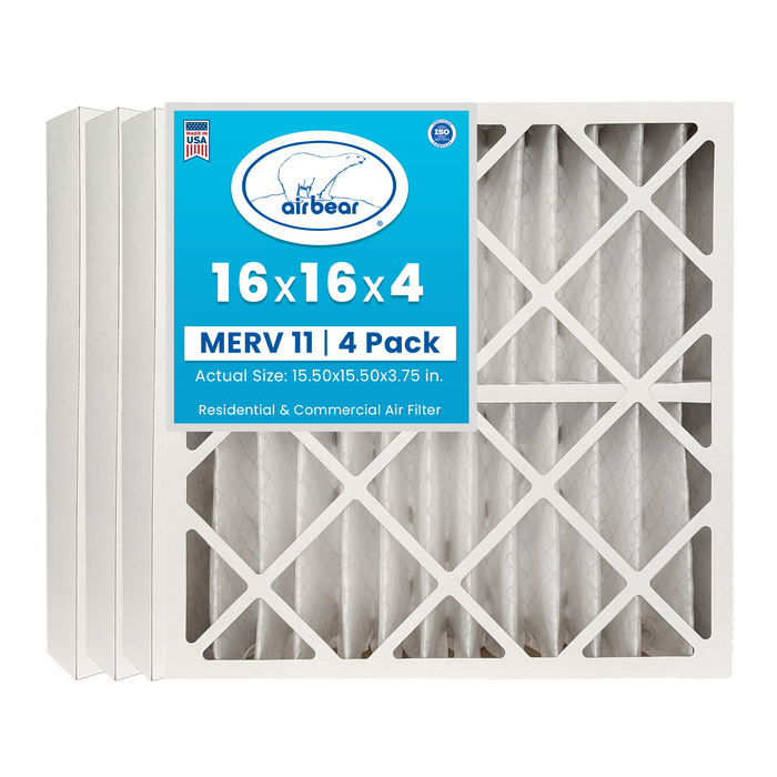 Air Bear 16x16x4 Pleated Air Filter