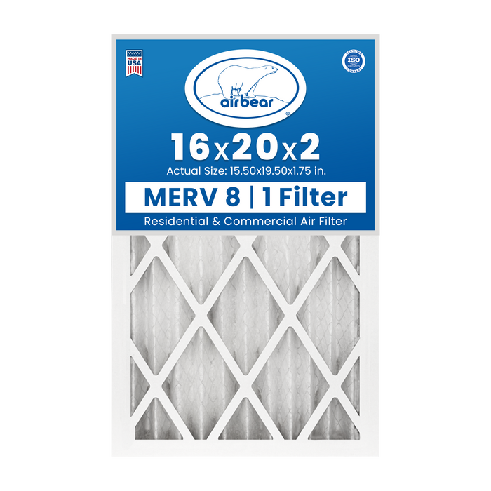 Air Bear 16x20x2 Pleated Air Filters
