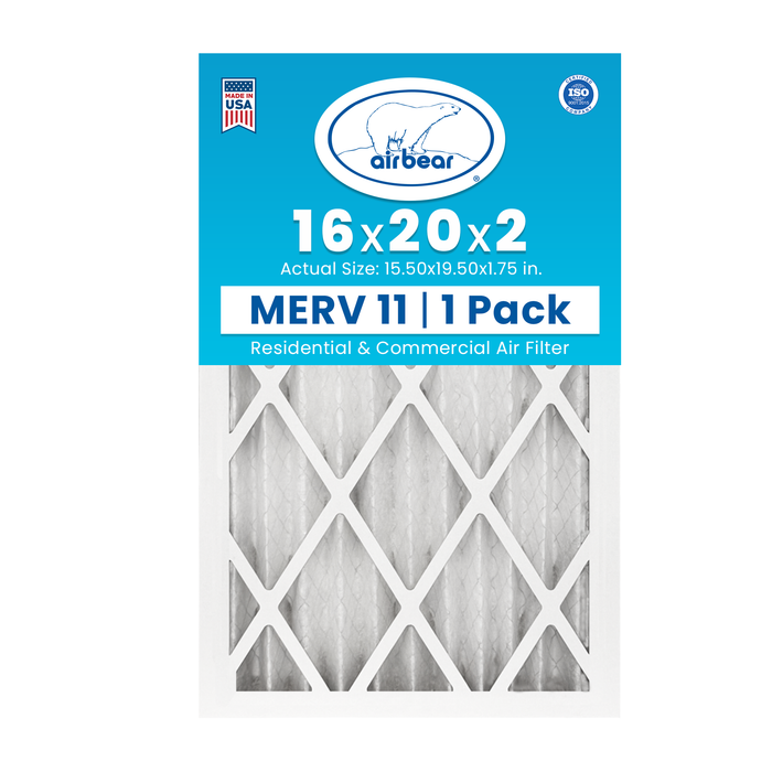 Air Bear 16x20x2 Pleated Air Filters