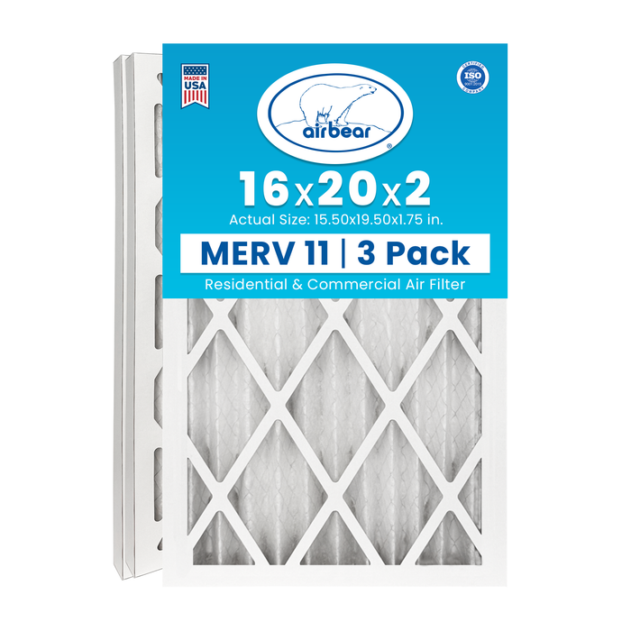 Air Bear 16x20x2 Pleated Air Filters