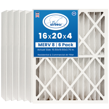 Air Bear 16x20x4 Pleated Air Filter