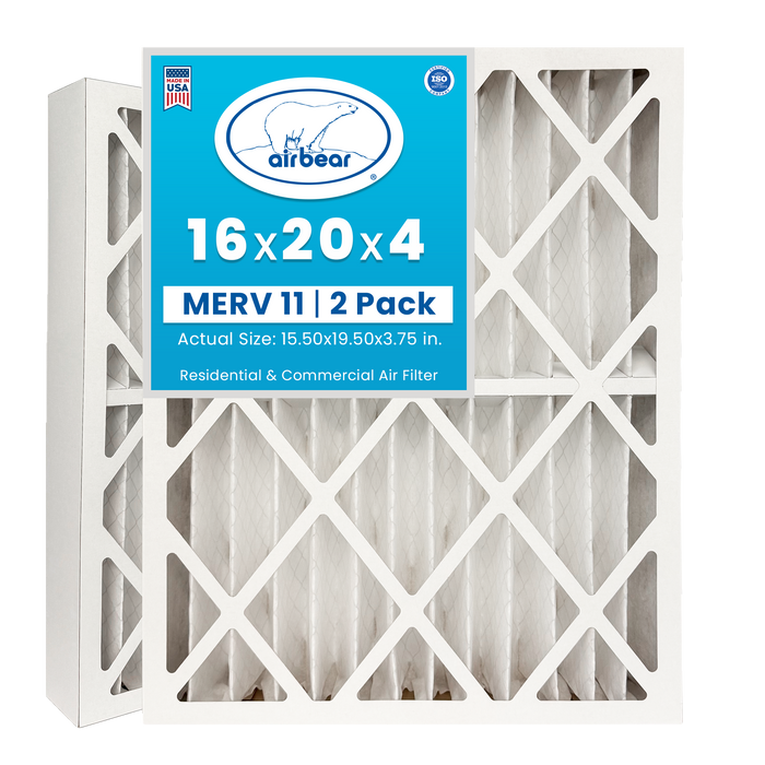 Air Bear 16x20x4 Pleated Air Filter