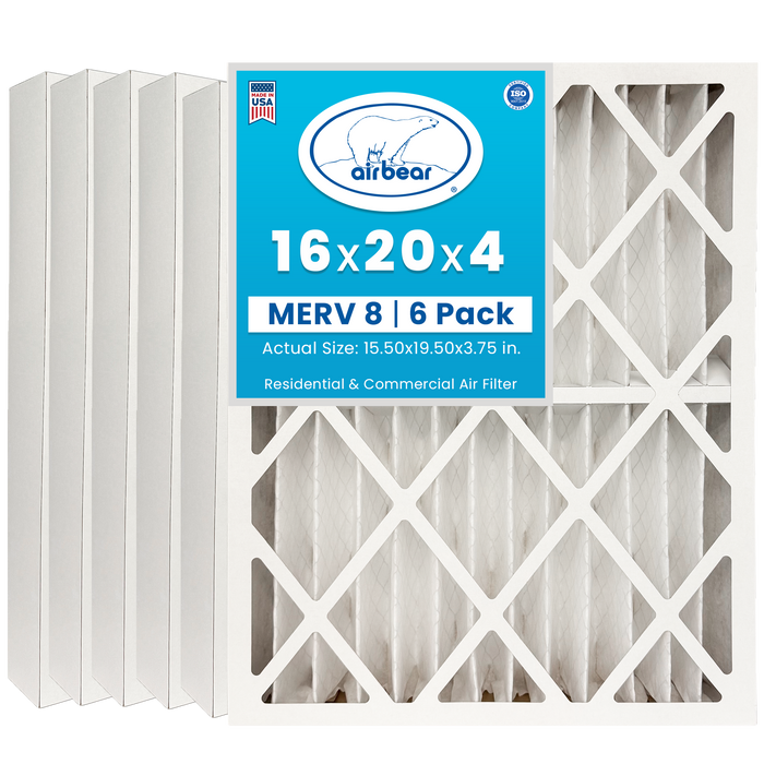 Air Bear 16x20x4 Pleated Air Filter