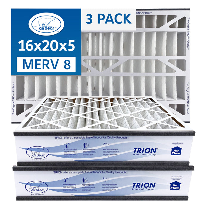 Air Bear 16x20x5 Pleated Air Filters
