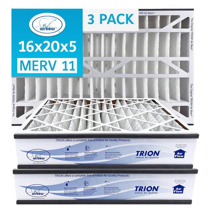 Air Bear 16x20x5 Pleated Air Filters