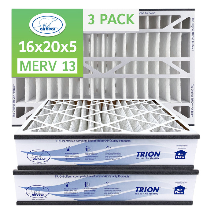 Air Bear 16x20x5 Pleated Air Filters