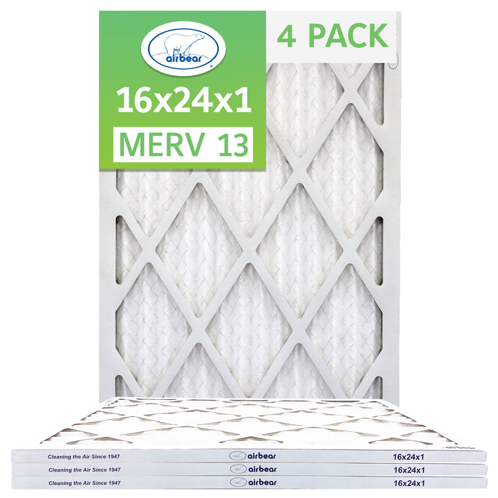 Air Bear 16x24x1 Pleated Air Filters