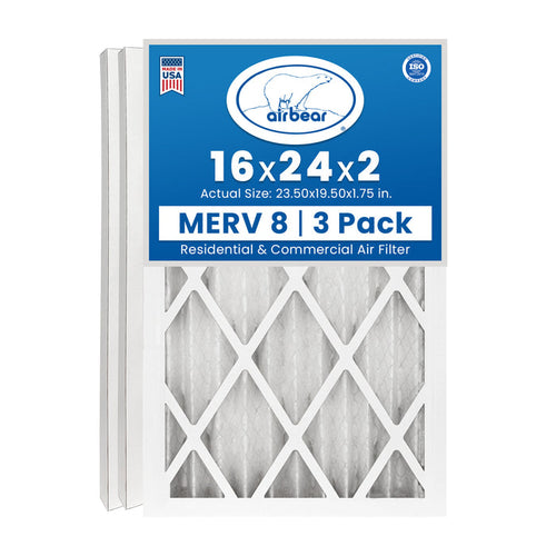 Air Bear 16x24x2 Pleated Air Filter