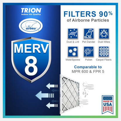 Air Bear 16x24x2 Pleated Air Filter