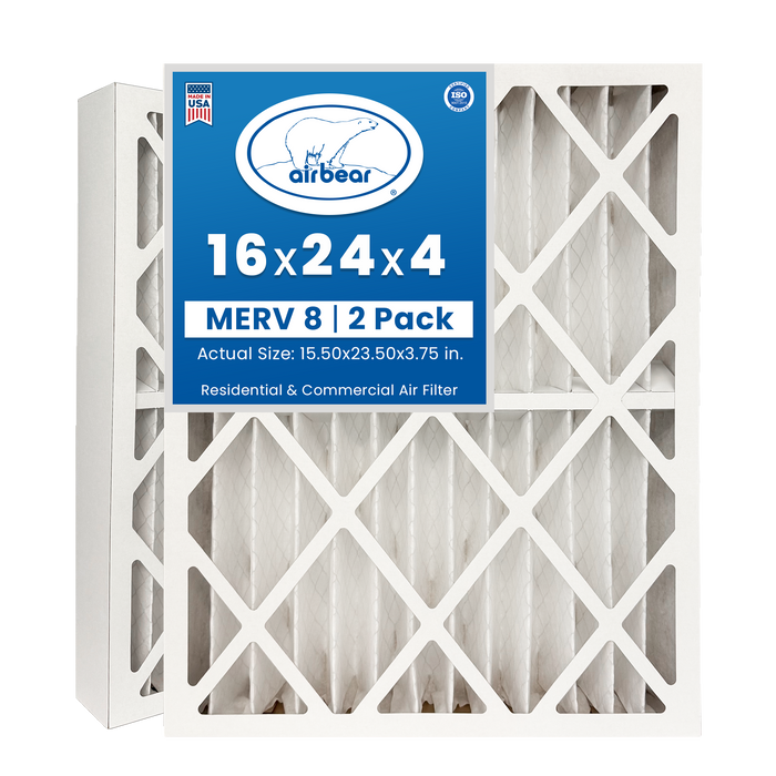 Air Bear 16x24x4 Pleated Air Filter