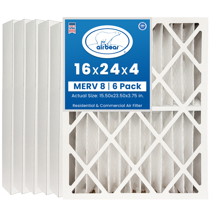 Air Bear 16x24x4 Pleated Air Filter