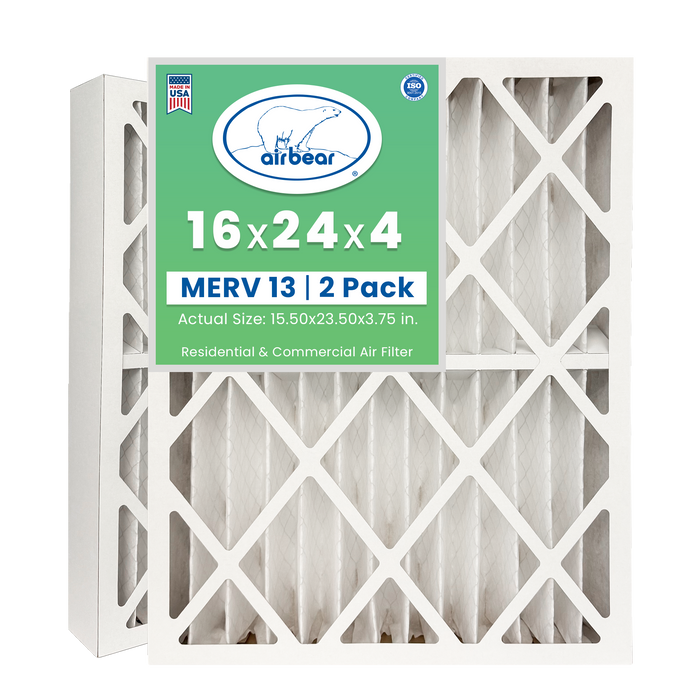Air Bear 16x24x4 Pleated Air Filter